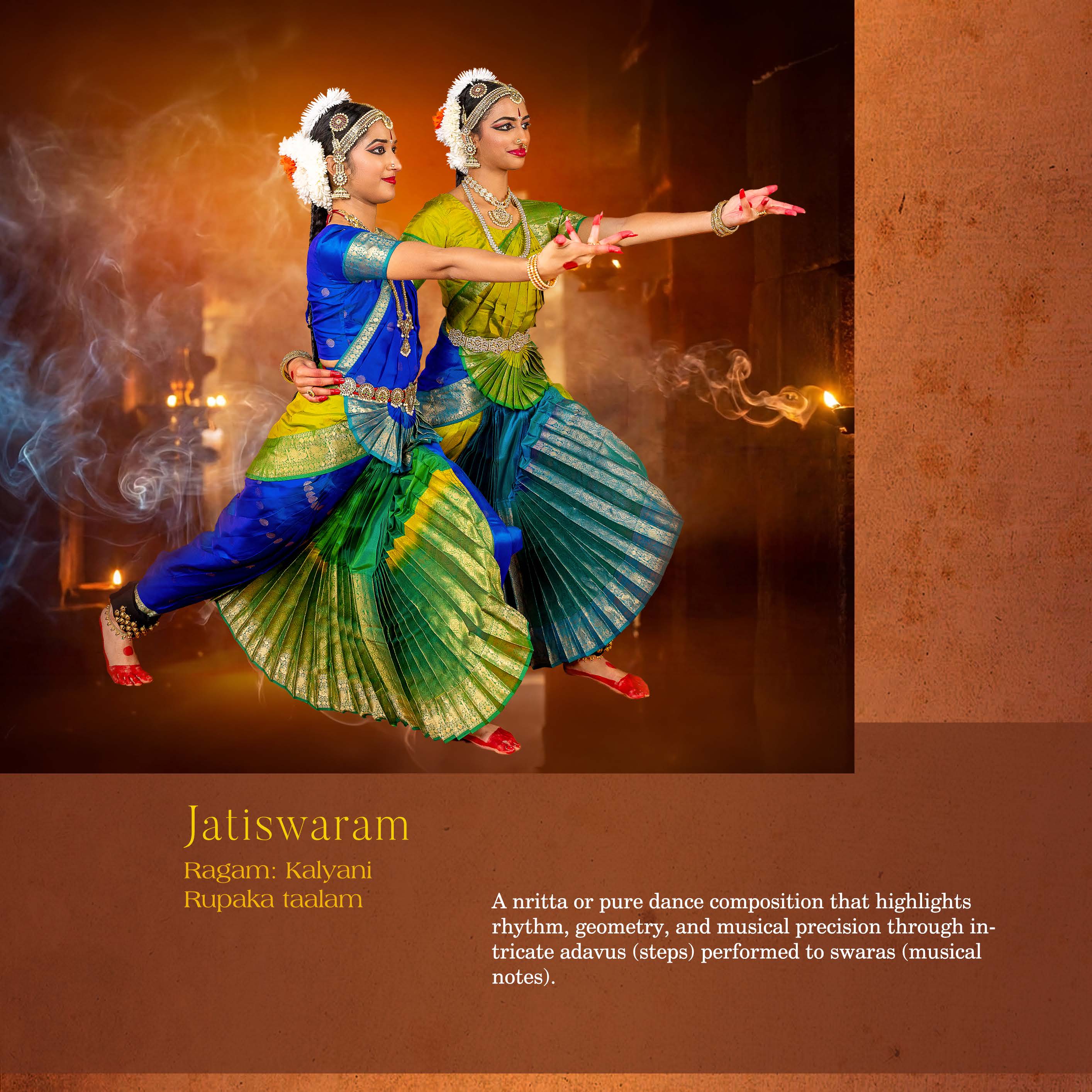 Shriya and Anvita performing Jatiswaram